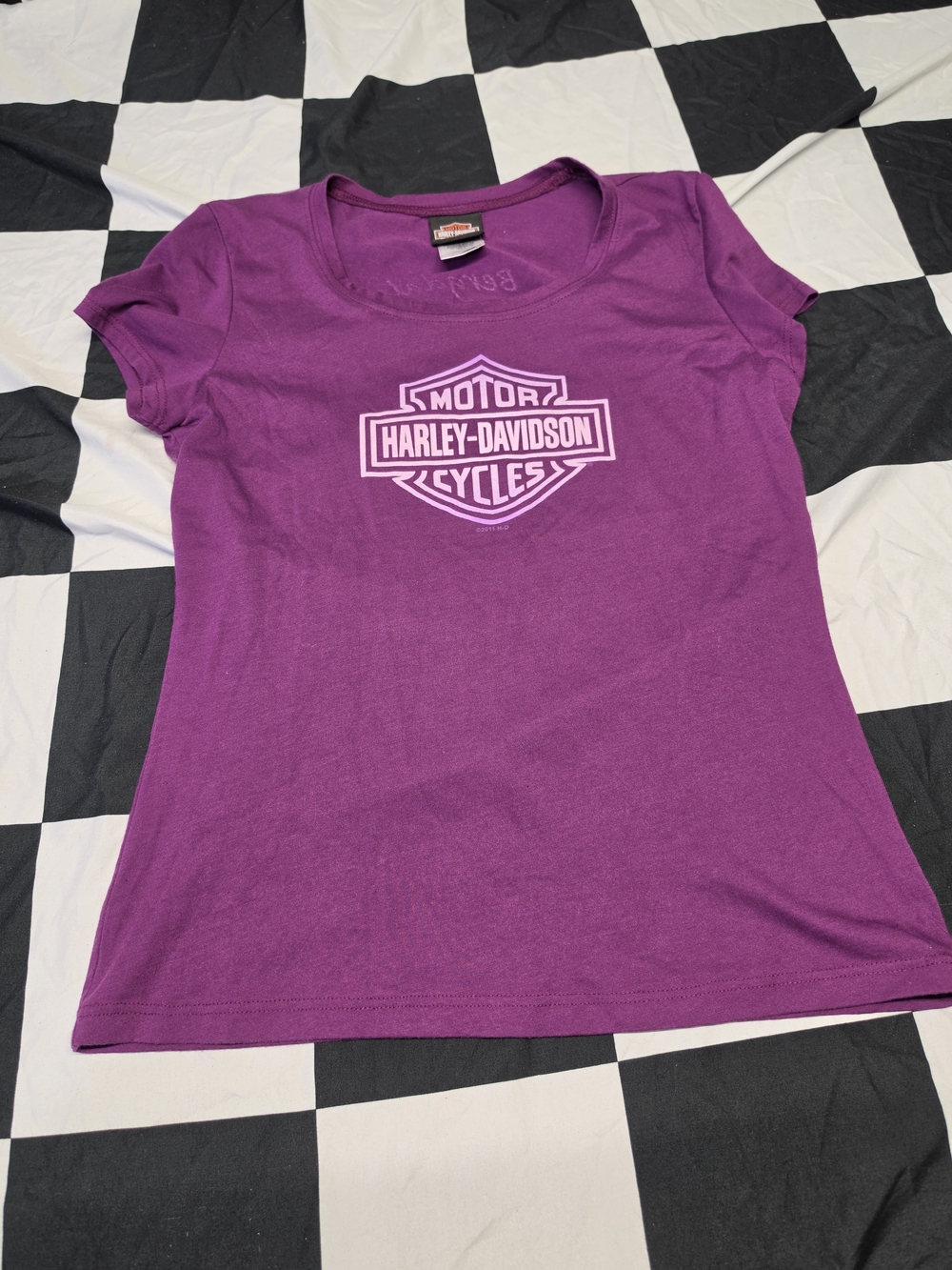 Harley-Davidson Women's Purple Logo Tee